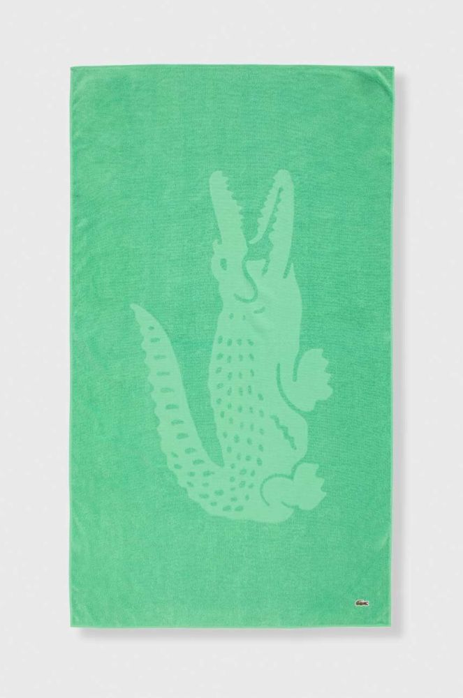 Пляжний рушник Lacoste 90 x 160 cm колір зелений