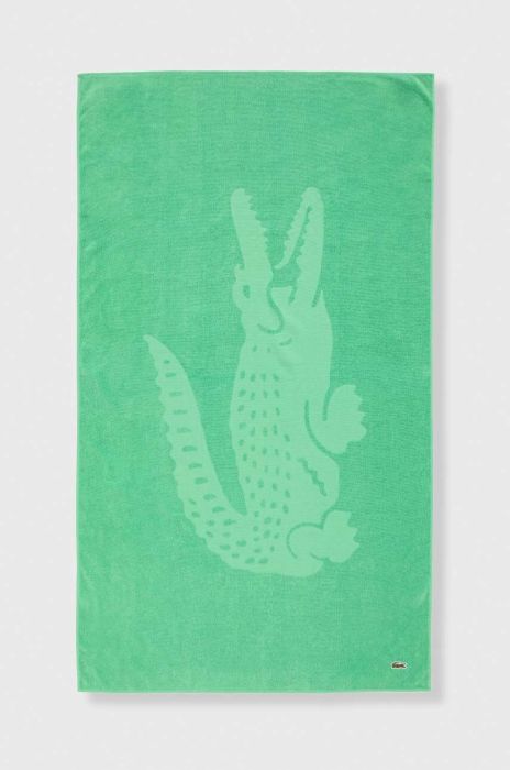 Пляжний рушник Lacoste 90 x 160 cm колір зелений