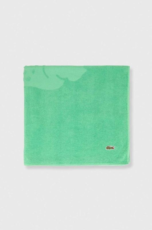 Пляжний рушник Lacoste 90 x 160 cm колір зелений фото 2