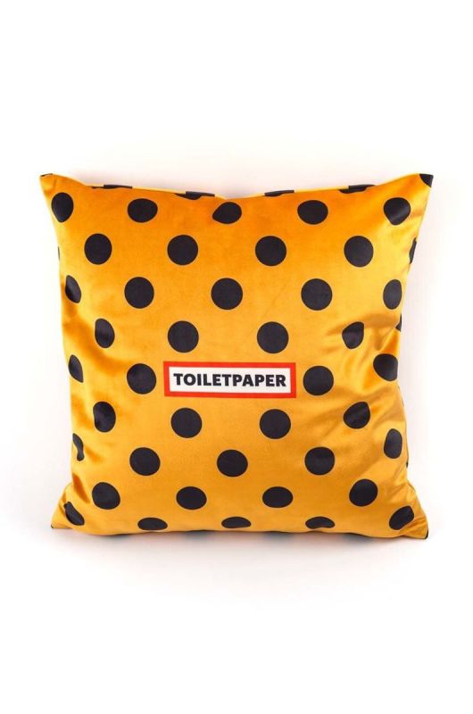 Декоративна подушка Seletti Shit x Toiletpaper колір барвистий фото 2