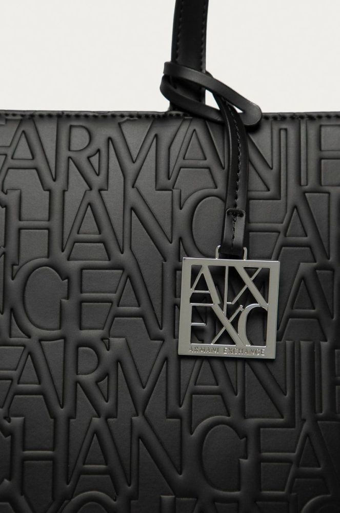 Armani Exchange - Сумочка колір чорний (729383) фото 3