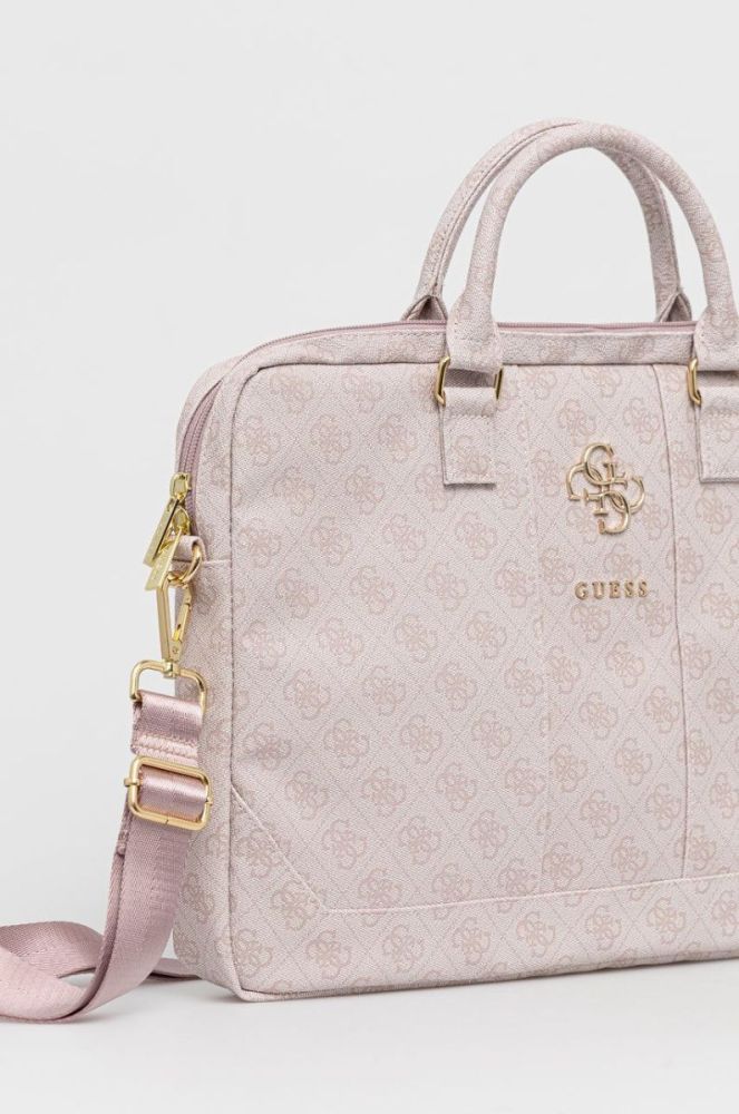 Сумка для ноутбука Guess колір рожевий (1788025) фото 3