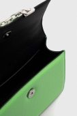 Шкіряна сумочка Karl Lagerfeld колір зелений (3102031)