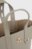 Шкіряна сумочка Furla колір сірий (2409861)