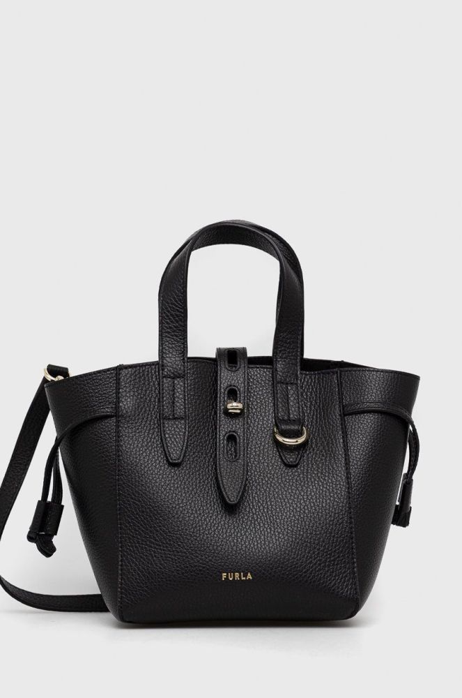 Шкіряна сумочка Furla колір чорний (2405488)