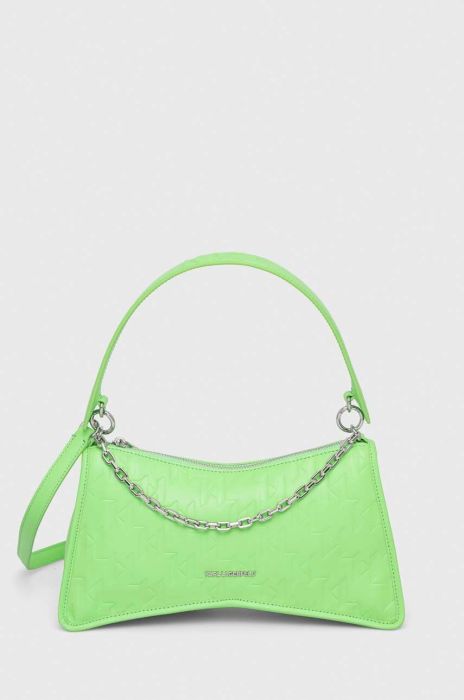 Сумочка Karl Lagerfeld колір зелений (3135469)