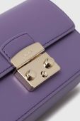 Шкіряна сумочка Furla колір фіолетовий (3445115)