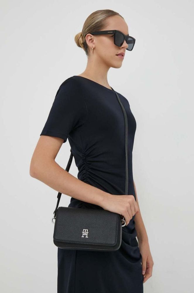Сумочка Tommy Hilfiger колір чорний (3613293) фото 6