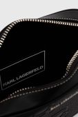 Шкіряна сумка Karl Lagerfeld колір чорний (3617137)