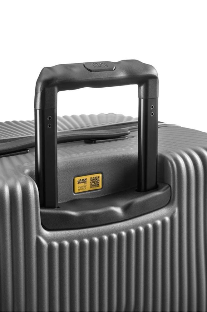Валіза Crash Baggage STRIPE Small SIze колір сірий фото 5