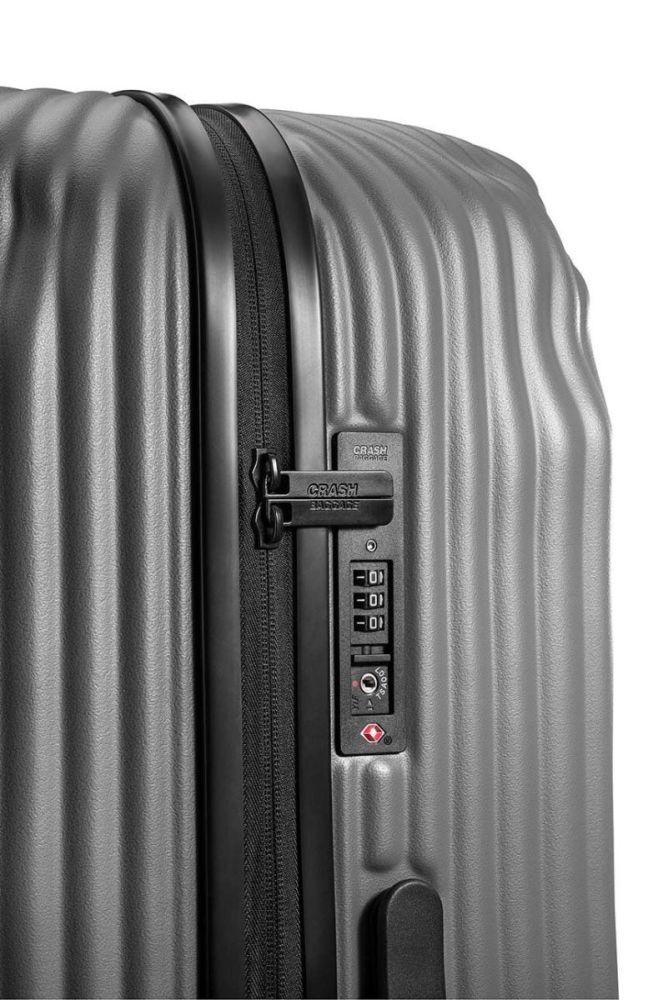 Валіза Crash Baggage STRIPE Small SIze колір сірий фото 7