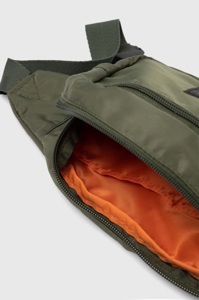 Сумка на пояс Alpha Industries колір зелений 196923-01 фото 4