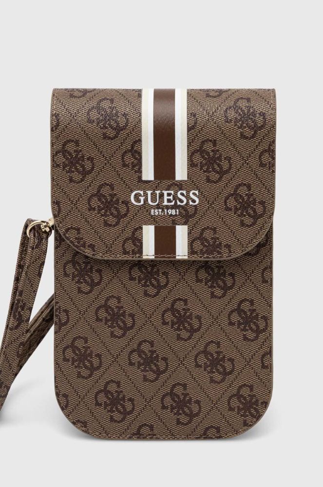 Чохол для телефону Guess колір коричневий (3418235)