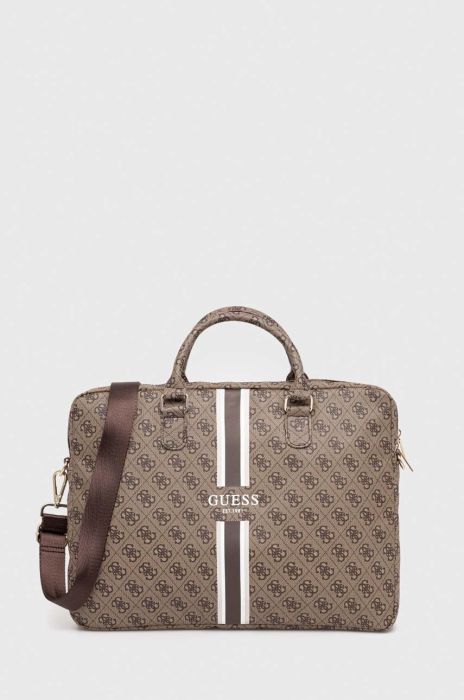 Сумка для ноутбука Guess Torba na laptopa колір коричневий Сумка для ноутбука Guess Torba na laptopa колір коричневий