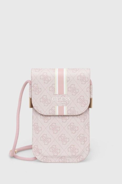 Чохол для телефону Guess колір рожевий (3553373)