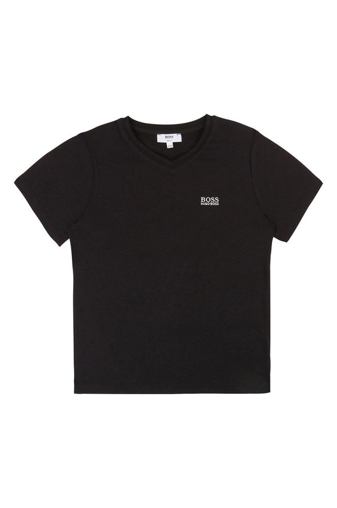 Boss - Дитяча футболка 164-176 cm колір чорний (894474)