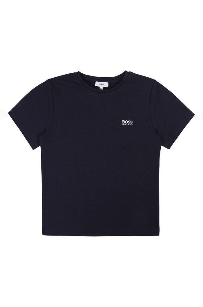 Boss - Дитяча футболка 164-176 cm колір темно-синій (855758)