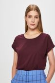 Vila - Футболка колір бордо (213969)
