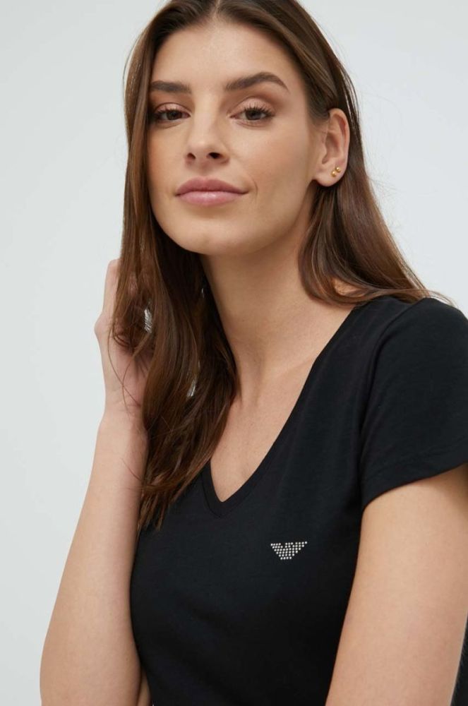 Футболка лаунж Emporio Armani Underwear колір білий (2842945) фото 3