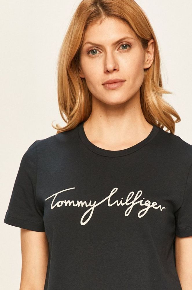 Tommy Hilfiger - Футболка колір темно-синій (508717) фото 4