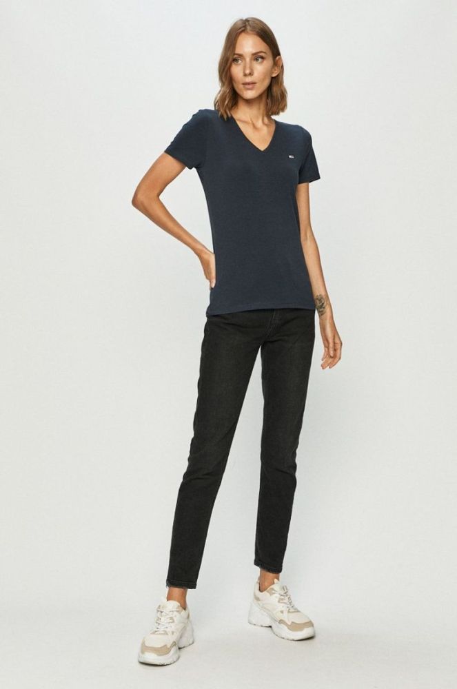Tommy Jeans - Футболка колір темно-синій (673374) фото 2