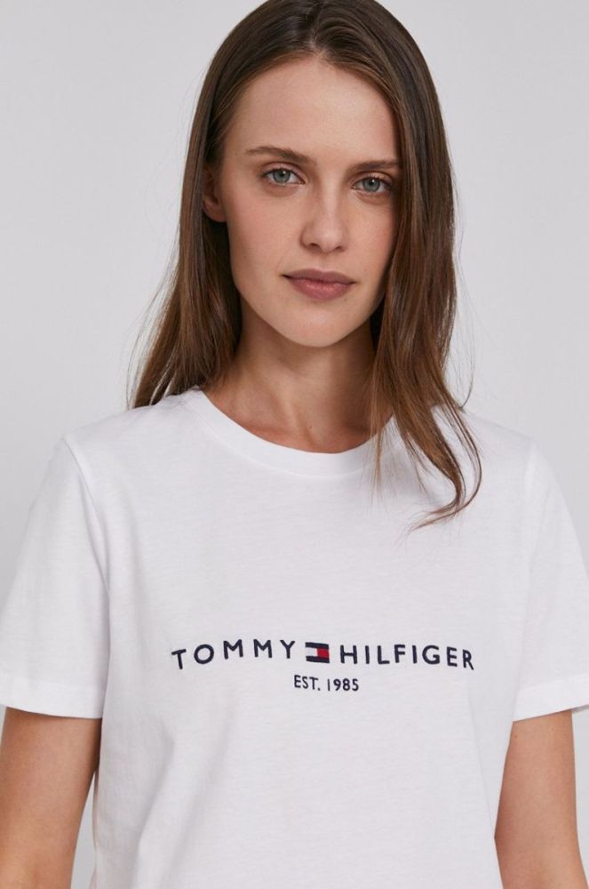 Бавовняна футболка Tommy Hilfiger колір білий (1526944) фото 2