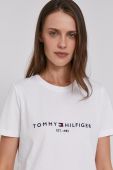 Бавовняна футболка Tommy Hilfiger колір білий (1526944)