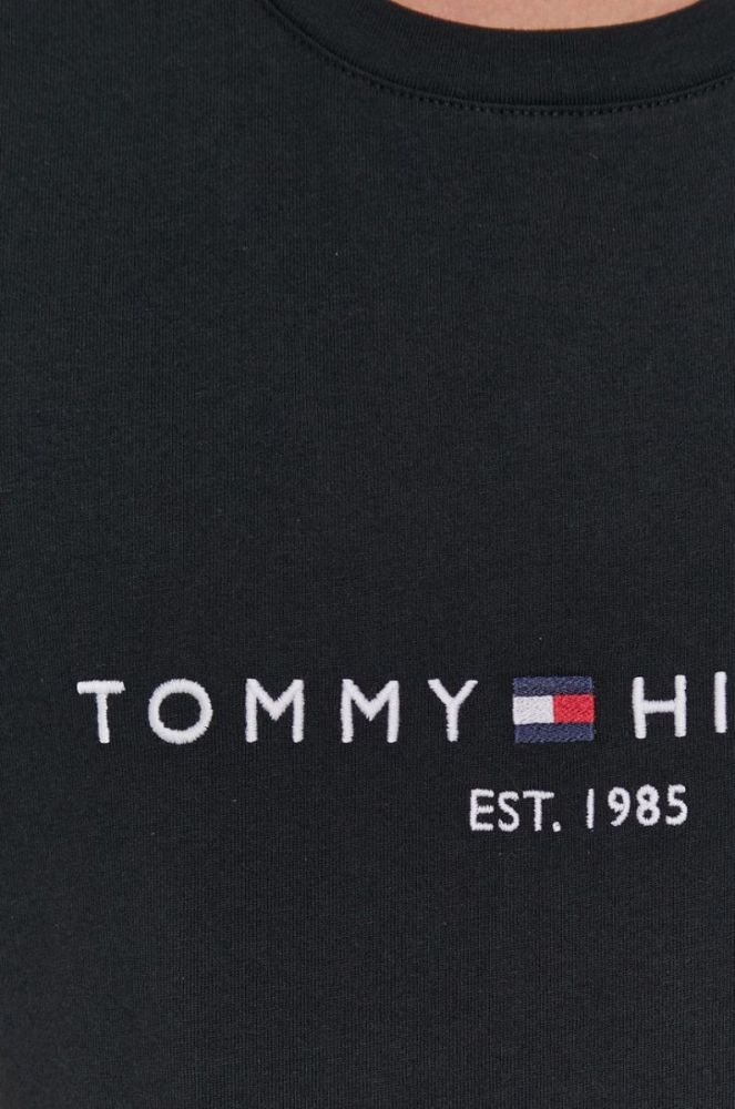 Бавовняна футболка Tommy Hilfiger колір чорний (1526927) фото 5