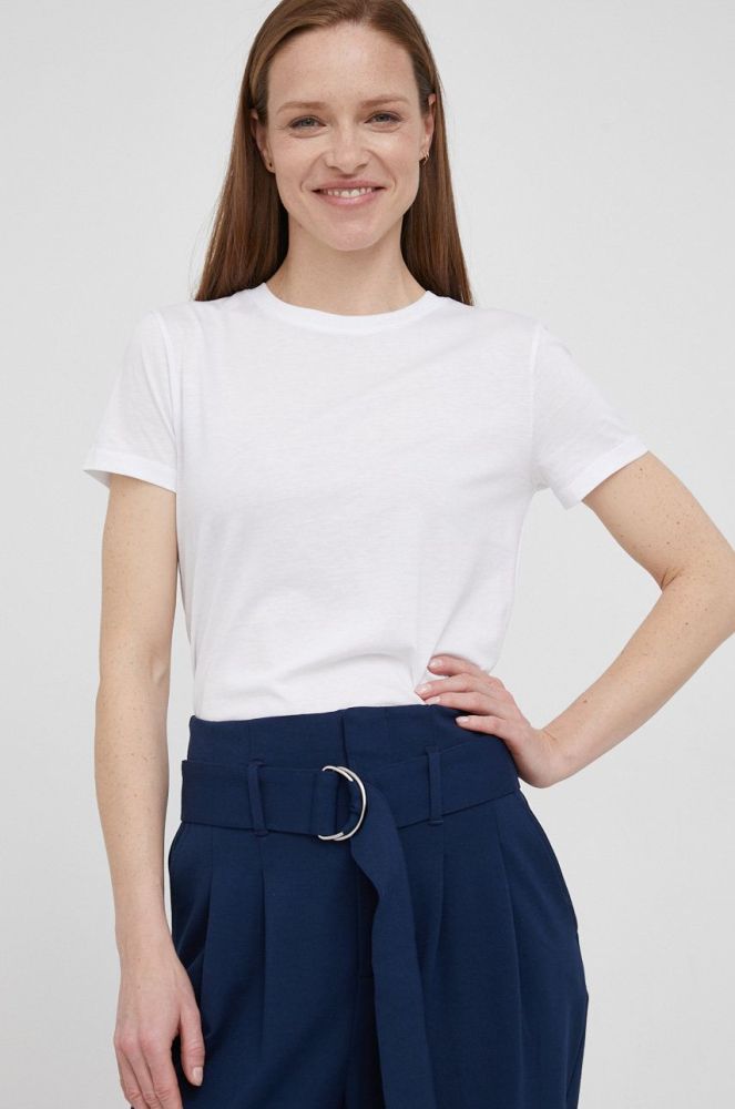 Бавовняна футболка Armani Exchange колір білий (2227168)