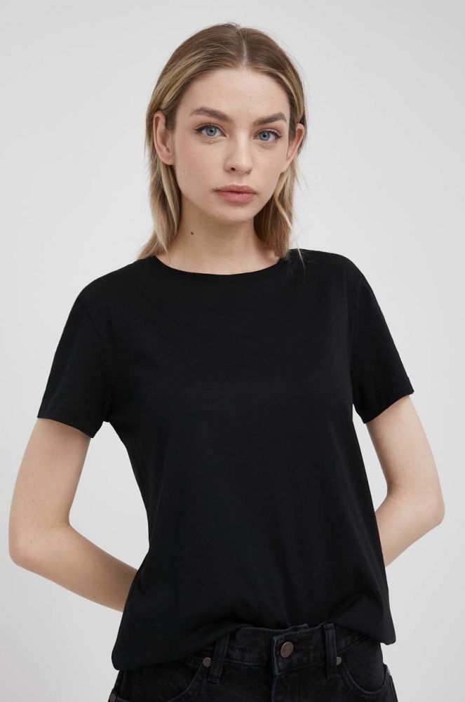 Бавовняна футболка Armani Exchange колір чорний (2227172)