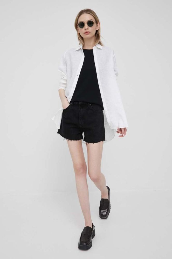 Бавовняна футболка Armani Exchange колір чорний (2227172) фото 2