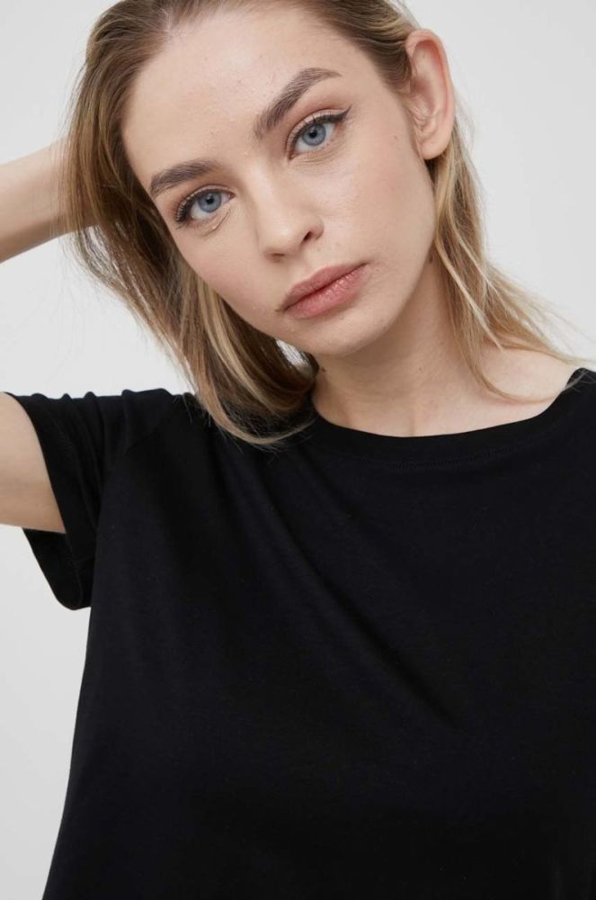 Бавовняна футболка Armani Exchange колір чорний (2227172) фото 4