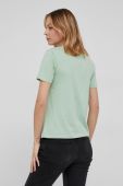 Бавовняна футболка JDY колір зелений (1955182)