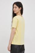Бавовняна футболка JDY колір жовтий