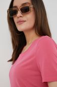 Футболка Pieces жіноча колір рожевий