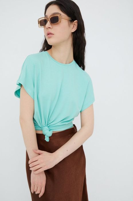 Футболка JDY жіноча колір зелений (2337615)