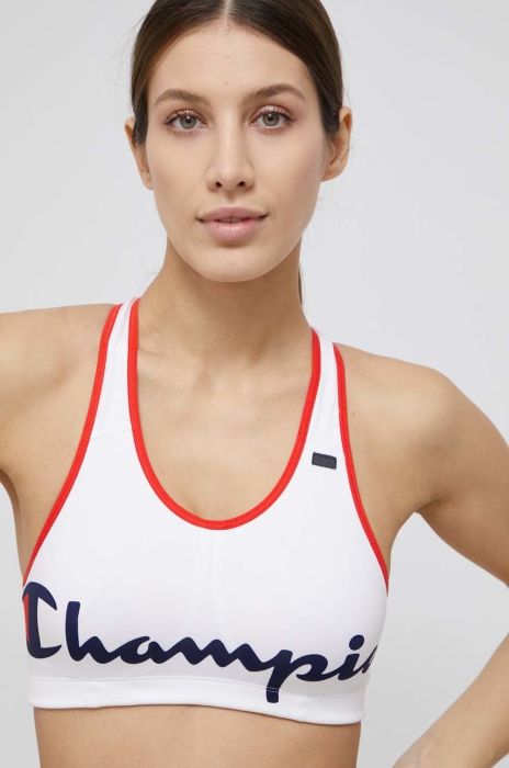 Спортивний бюстгальтер Champion 0BGD колір білий Спортивний бюстгальтер Champion 0BGD колір білий