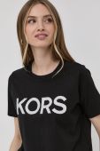 Бавовняна футболка MICHAEL Michael Kors колір чорний (2117907)