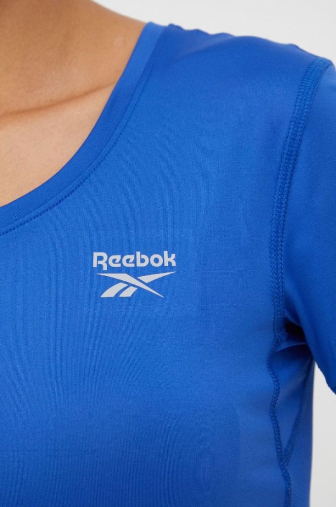Тренувальна футболка Reebok Rani колір блакитний фото 8