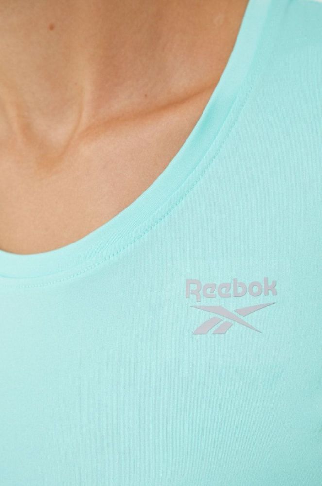 Тренувальна футболка Reebok Rani колір блакитний фото 9