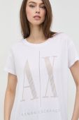 Футболка Armani Exchange жіноча колір білий (2531177)