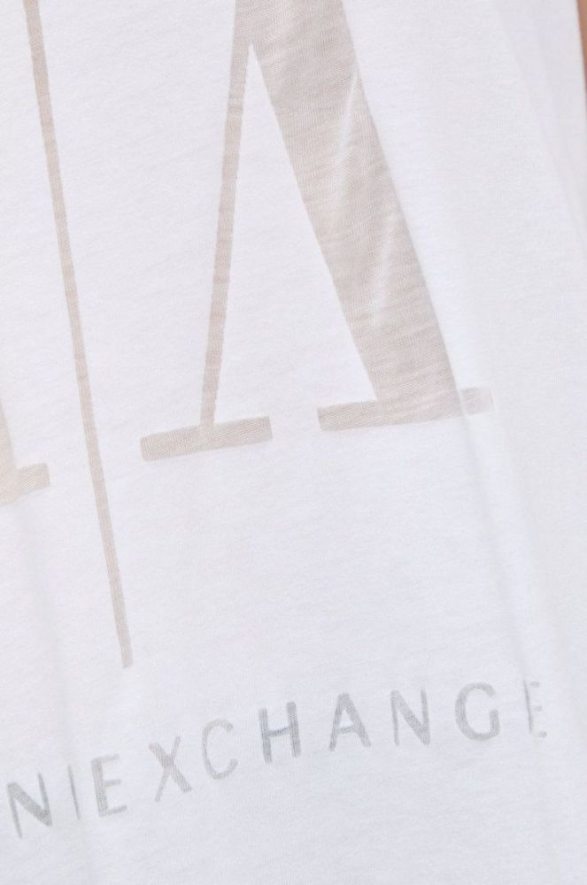Футболка Armani Exchange жіноча колір білий (2531177) фото 5