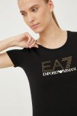 Футболка EA7 Emporio Armani жіноча колір чорний (2503245)
