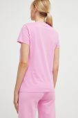 Бавовняна футболка Karl Lagerfeld колір рожевий (2489308)