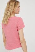 Бавовняна футболка American Vintage колір рожевий (2596378)