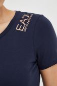Футболка EA7 Emporio Armani жіноча колір синій (2908055)