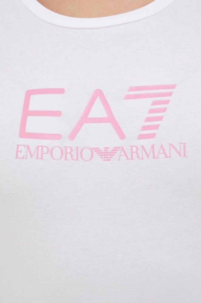 Футболка EA7 Emporio Armani жіноча колір білий (2889584) фото 5