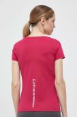 Футболка EA7 Emporio Armani жіноча колір рожевий (3308386)