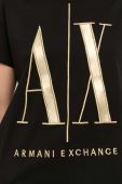 Бавовняна футболка Armani Exchange колір чорний (3143660)