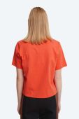 Бавовняна футболка Wood Wood Steffi T-Shirt x Fila колір помаранчевий 688376.B026-ORANGE